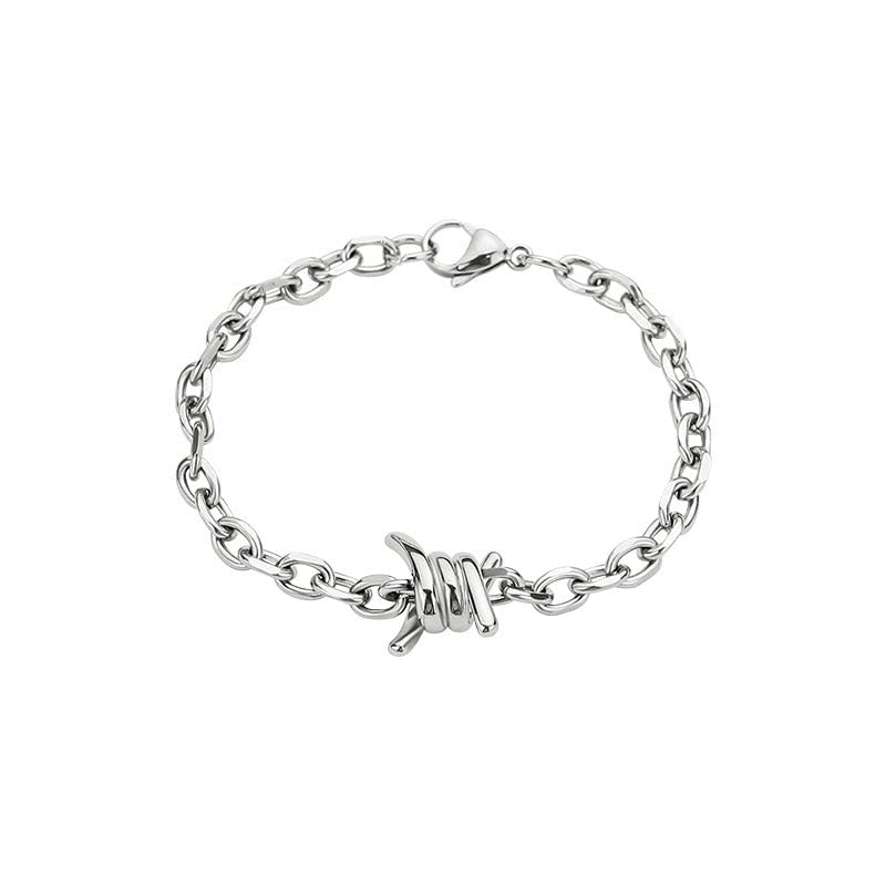 Image of SALTY ALPHA Slick Bracelet for Men & Boys | Stainless Steel | Wrist Band | Fancy & Stylish | Birthday Gift | Aesthetic Jewellery | Accessories for Everyday Wear | Christmas, Marriage, Birthday | Gift for Valentine Day