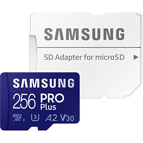 Samsung PRO Plus R160 W120 microSDXC 256GB Kit