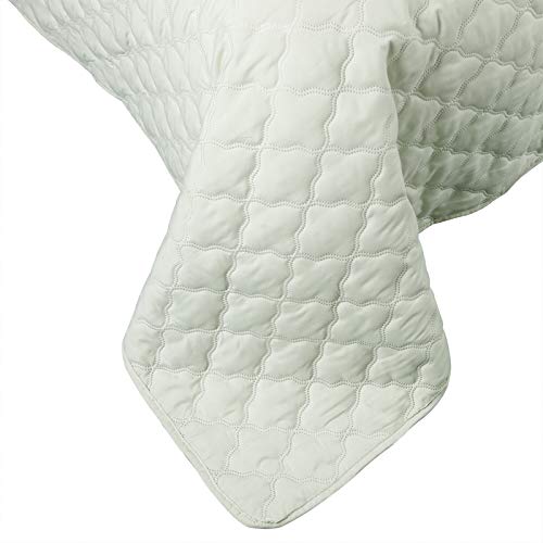 Laneetal Sprei, bedsprei van microvezel, ultrasoon genaaid, dekbed met wolkenpatroon, dekbed, gewatteerde deken voor… - Image 6