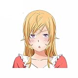 13cm x 12,4 cm para Nakiri Erina calcomanía de tabla de surf Anime Laptop Windows RV pegatinas de coche