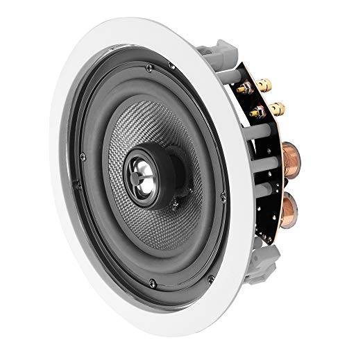 Osd 6.5" In Ceiling Stereo Speaker Pair 150W 2-Way, Pivoting Tweeter, Paintable Grille Ice640 #TOP4