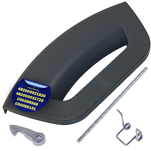 Kit de Poignee pour Hublot Lave Linge C00286151 C00288568 482000031820 482000031725 pour Hotpoint pour Ariston pour Indesit Poignee Machine a Laver Garantie de...