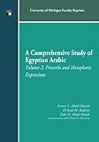 A Comprehensive Study of Egyptian Arabic: Proverbs and Metaphoric Expressions