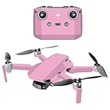MightySkins Compatible with DJI Mini 2 Portable Drone - Solid Pink | Protective, Durable, and Unique Vinyl Decal wrap Cover | Easy to Apply, Remove, and Change Styles | Made in The USA
