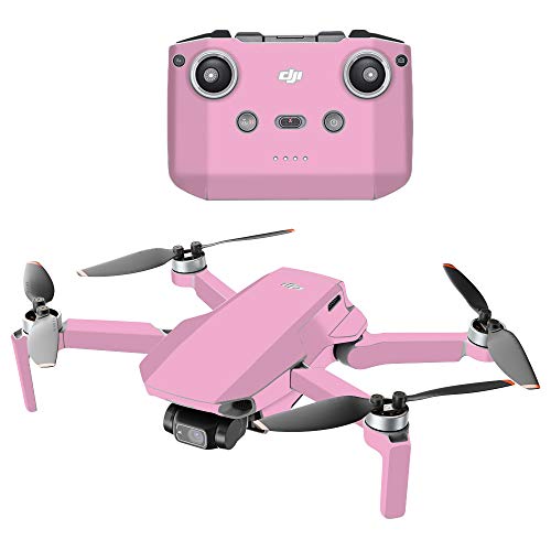 MightySkins Compatible with DJI Mini 2 Portable Drone - Solid Pink | Protective, Durable, and Unique Vinyl Decal wrap Cover | Easy to Apply, Remove, and Change Styles | Made in The USA by MIGHTY SKINS - Used condition - US$6.53