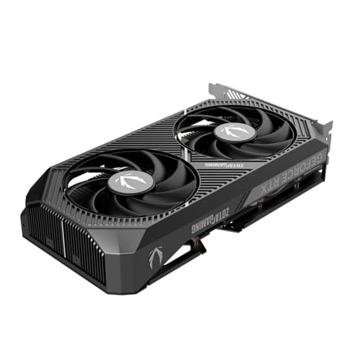 Image of ZOTAC Gaming GeForce RTX 5050 Twin Edge OC Graphics Card - Black | 8 GB | DLSS 4 | GDDR6 | 128 bit | Dual Fan | 2560 CUDA Cores | ZT-B50500H-10M
