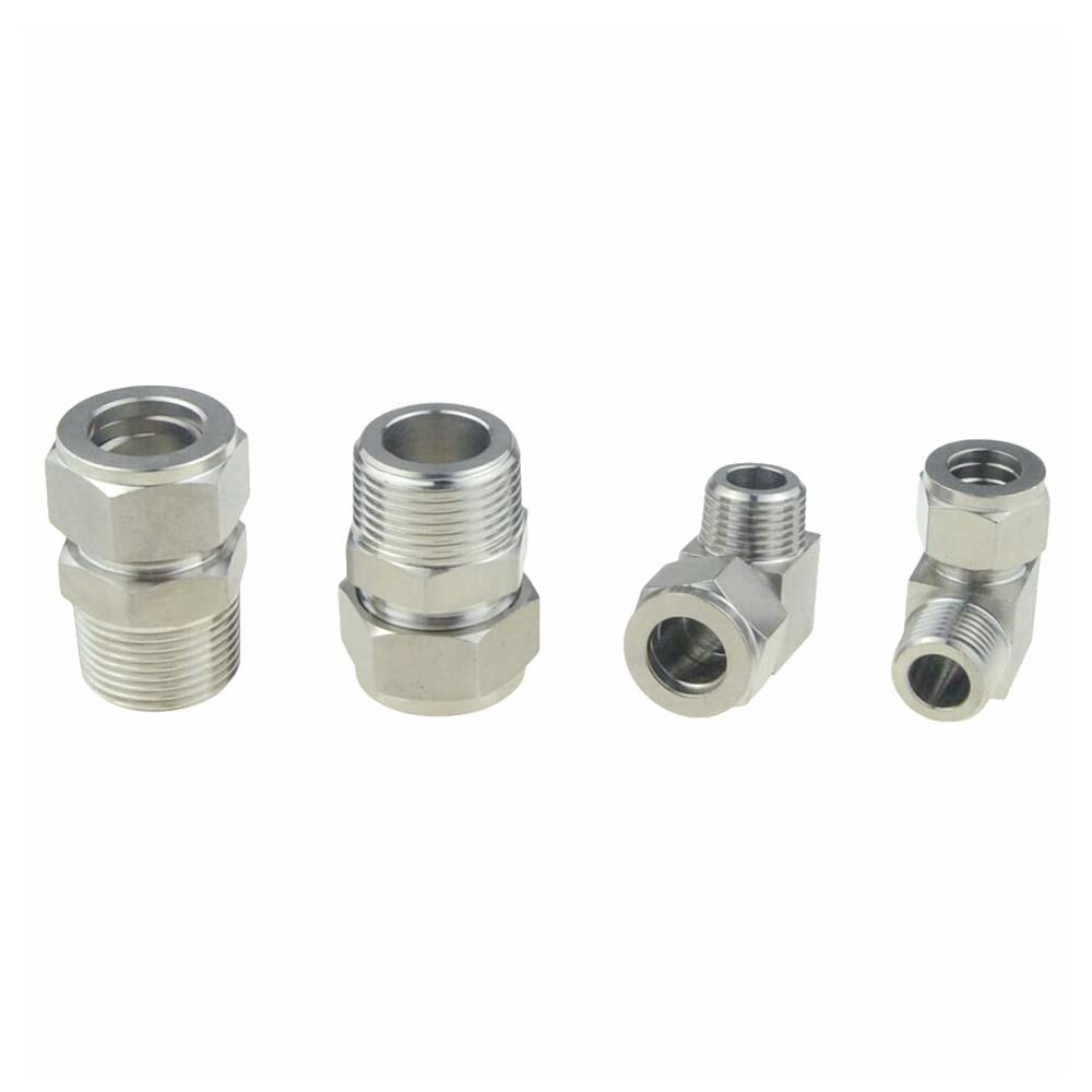 Tronchetto Da Tubo Saldato Filetto Maschio, In Acciaio Inox 316