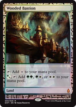 Magic The Gathering - Bastión boscoso - Tierras de expedición - Lámina