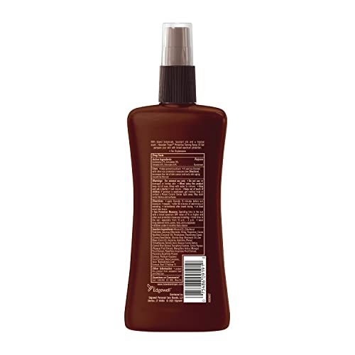 Banana Boat Sport Ultra SPF 50 Sunscreen Spray Twin Pack and Hawaiian Tropic SPF 25 Tanning Oil Spray Sunscreen