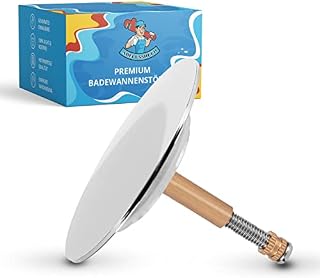 ABFLUSSHELD Korek do wanny 72 mm  korek do wanny z regulowaną śrubą  wysokiej jakości korek do wanny  korek do wanny  korek do wanny  nierdzewny i szczelny