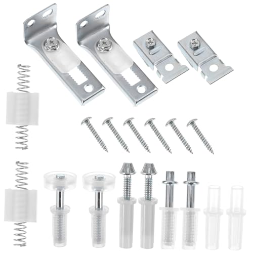 Kit de herrajes para puertas plegables de clóset DOITOOL 1Set, piezas de reparación para puertas corredizas, instalación duradera para rieles de puertas de clóset para entusiastas y profesionales DIY