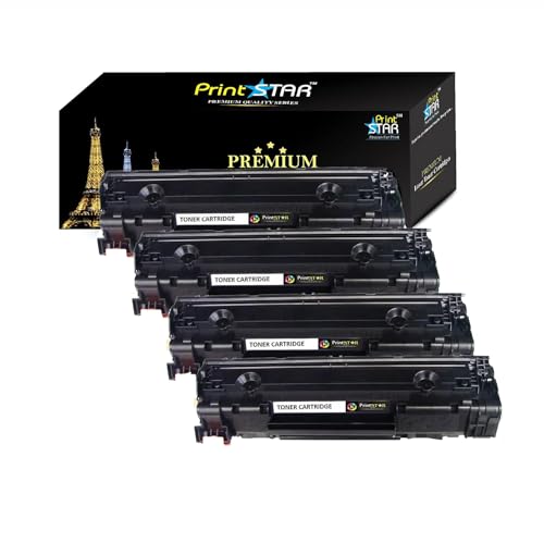 Image of Print Star Canon 3010 Compatible Toner Cartridge for Canon MF3010 , MF 3010 Monochrome Multi-Function Laser Printer (Pack of 4)