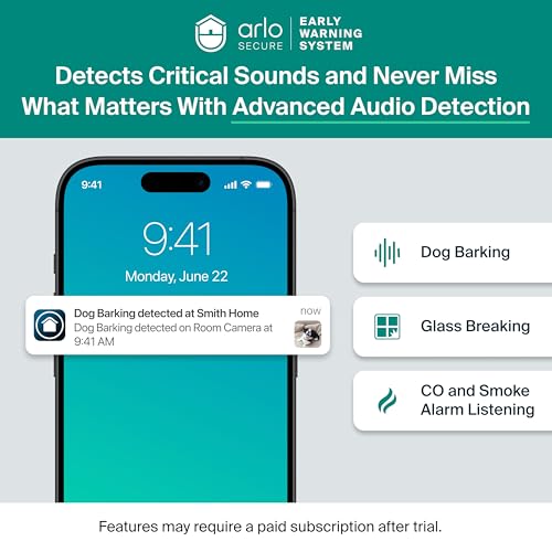 Image of Arlo Essential Indoor Pan Tilt Security Camera 2K (2025 Release) - Wired Plug-in Power, Person Recognition, Animal Detection, Animated Preview, 1-Month Secure Plan, Auto Motion Tracking, 1 Cam, White