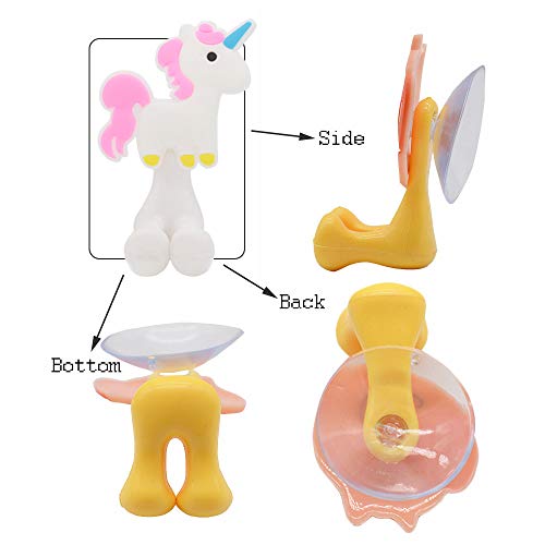 Toothbrush Holder For Kids, Cute Animal Wall Mounted Toothbrush Holder With Suction Cup (9 Pack Animal) #TOP5
