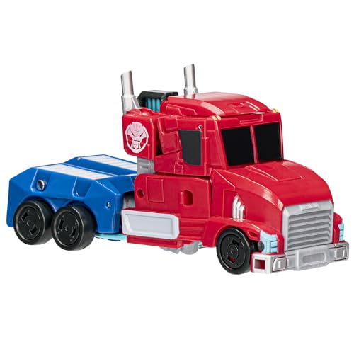 Transformers EarthSpark Figurine Optimus Prime Classe Deluxe de 12 5 cm Jouet Robot pour Enfants à partir de - vue 3