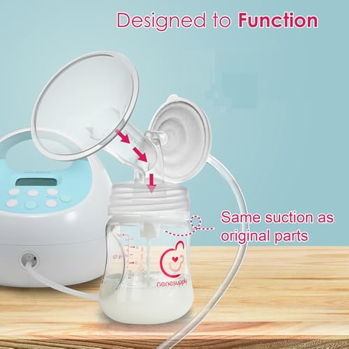 Nenesupply Duckbill Valves Compatible with Spectra S1 Accessories Spectra S2 9 Plus Breast Pump Not Original Spectra Pump Parts Not Original Spectra S2 Accesssories Replace Spectra Valves (8pc White) - Thumbnail 6