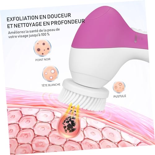 minkissy Escova De Limpeza Facial Escova De Limpeza Escova De Limpeza Facial Elétrica Escova De Spa