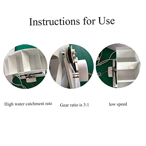 Mdxtog Micro Hydroelectric Turbine Generator 100W, Low-Speed Water Wheel Generator For Household Outdoor Lighting Generation Power Equipment Hydro Water Turbine Generator #TOP1