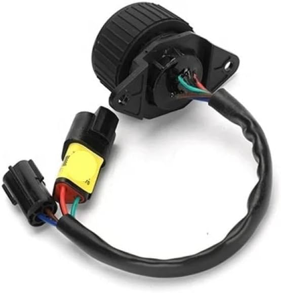 Excavator Throttle Knob Switch Dial Fuel Knob Compatible With R2109 R2209 R9 Series Models Fits 21Q420812