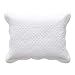 Calla Angel CASPCTSWT_SGDN Sage Garden Luxury Pure Cotton Quilted Pillow Sham,White,Standard