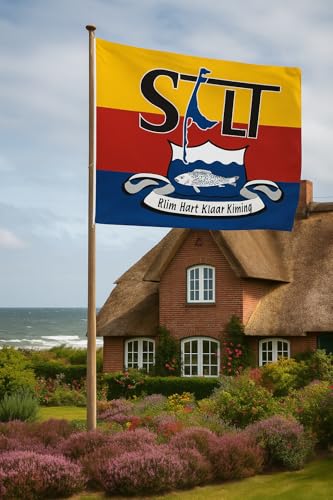 Drapeau Sylt pour bateau et décoration extérieure de terrasse - 3