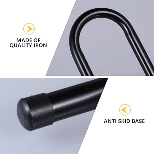 Soporte para bicicletas y scooters portátil de hierro negro infantil 4