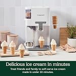 Cuisinart Soft Serve Ice Cream Machine- Mix It In Ice Cream Maker for Frozen Yogurt, Sorbet, Gelato, Drinks 1.5Qt, White (ICE-48C)