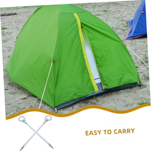 Tiendas de campaña estables en la montaña gracias a los clavos de camping resistentes WOONEKY 4