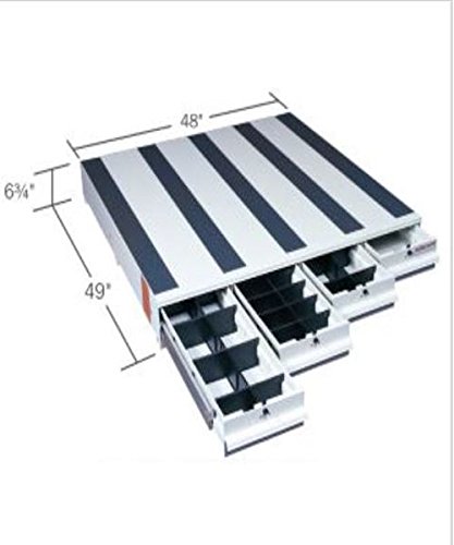 Weather Guard 3183 48.88" Itemizer Drawer, White #TOP1