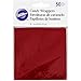 Wilton 1904-1198 Foil Wrappers, 4-Inch by 4-Inch, Red, 50-Pack