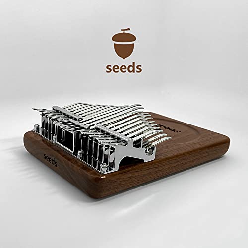 Seeds Pisces 34 Key Chromatic Kalimba C-Tuned | Double Layer Flat Board Thumb Piano Instrument | Music Kalimba Gifts Idea #TOP1