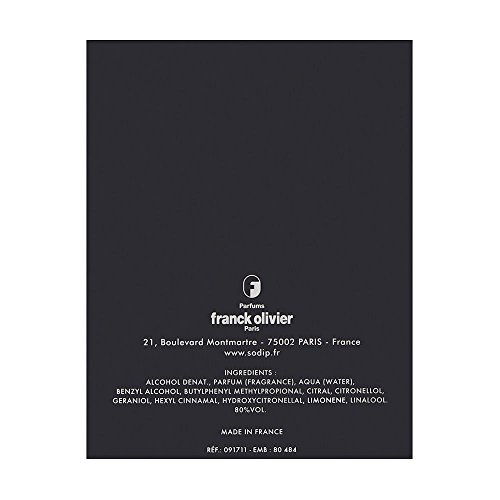Frank Olivier Black Touch For Men Eau De Toilette Spray, 3.3 Ounce #TOP1