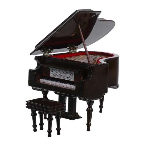 Ornement élégant piano miniature au design raffiné pour vitrine