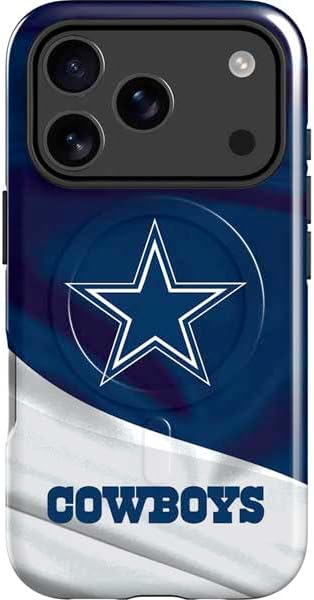 Skinit Impact Phone Case Compatible with iPhone 17 Pro Max Magsafe - Officially Licensed NFL Dallas Cowboys Design