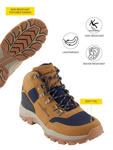 Goodyear Everest Mens High-Top Hiking Boot for Work and Snow Waterproof and Breathable Outdoor Footwear2