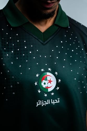 Maillot Algérie Rétro Rose ou Blanc, collection Tahia Djazair pour supporter les Fennecs - 3