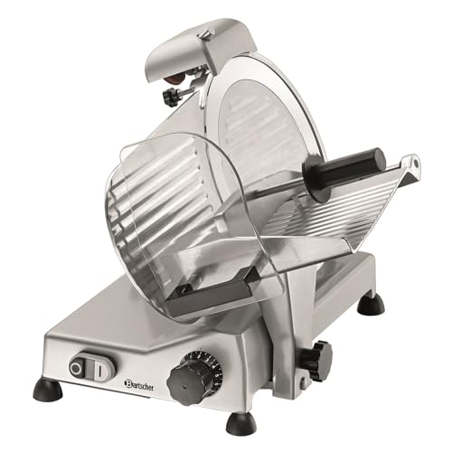 Bartscher Trancheuse Professionnelle à Jambon - Lame de 275 mm - Acier Inoxydable Argenté