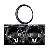 【Anti-Rutsch】: Diese Auto-Lenkradabdeckung ist aus Anti-Rutsch-Innenring, mit einem inneren Anti-Rutsch-Gitter, weigert sich zu rutschen, begleitet Ihre sichere Reise. Und fühlen Sie sich bequem, eine lange Zeit zu halten, nicht müde, wesentlich verbessern den Handgriff, weiches Gefühl im Griff. Bringen Sie ein neues Fahrerlebnis.