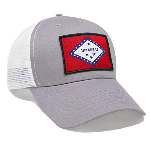 Image of International Tie State Hat for Men and Women, Adjustable Snapback Trucker Baseball Cap with Embroidered Patch