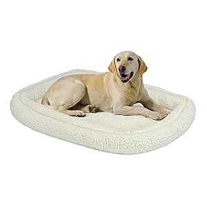MidWest Homes for Pets Double Bolster Pet Bed | 22-Inch Dog Bed ideal for XS Dog Breeds & fits 22-Inch Long Dog Crates