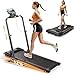 laufband für zuhause mit Neigung, 5 IN 1 Walking Pad mit 12% Steigung, 2.5HP Klappbar Laufband für Zuhause & Büro,2-LED-Anzeige,Bis 136kg Belastbar,Keine Installation