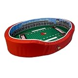 StadiumSpot Officially Licensed NCAA Premium Oval Dog Bed, Louisville, Large