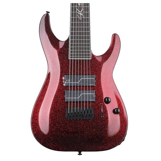 ESP LTD Stephen Carpenter Signature SC-608 - Red Sparkle