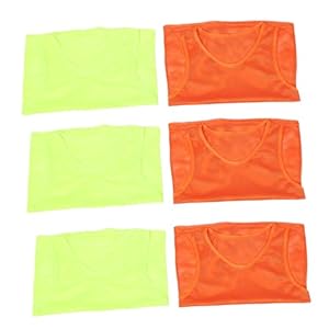 BIUDECO Soccer Pinnies for Practice 12pcs Basketball Training Vests Comfortable Portable Youth Gear