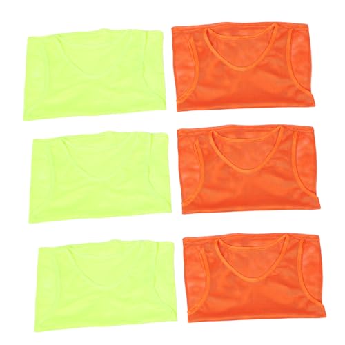 BIUDECO Soccer Pinnies for Practice 12pcs Basketball Training Vests Comfortable Portable Youth Gear