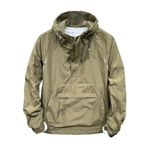 Veste homme zippée style décontracté avec poches multiples JXQXHCFS