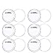 2.36 Inch Acrylic Design Button Clear Button Badges Button Pins Make Your Own for DIY Crafts(26 Sets)