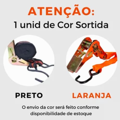 Kit 4 Jogo Fita Cinta Catraca Amarração Carga 4,5mx25mm Moto Carro Caminhão Mudança