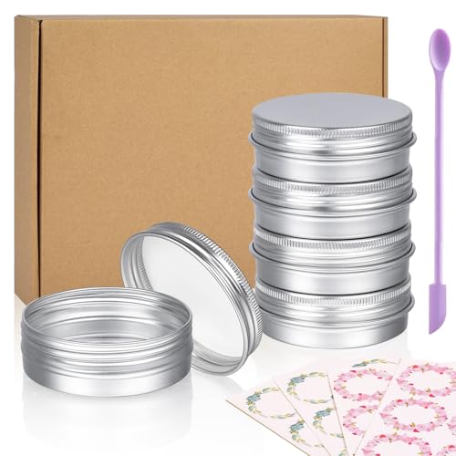 35 Stück Aluminium Döschen Cremedose Leer Metall Tiegel Kleine Dosen Cremedöschen mit Deckel für Lippenbalsam Kosmetik Creme Proben Nagelkunst, 5ml 5g 3 Sopito Aluminium Dosen, 24 Stück 60ml Aluminium Leer Döschen Rund für Lippenbalsam, Kosmetik Creme, Minikerzen, Basteln Schmuck