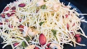 Image of BIKAJI Badam Laccha Pancharatna with cashew crunchy fried potato sticks almond and raisins snack mixture 350 grm (pack of 1)
